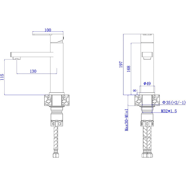 Смеситель AV Engineering AVBON1-BW11