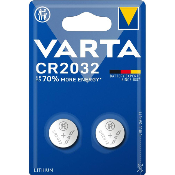 Батарейки Varta Lithium 6032 CR 2032 BL2