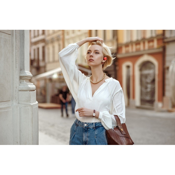 Беспроводные наушники Haylou OW01 PurFree Buds (оранжевый)