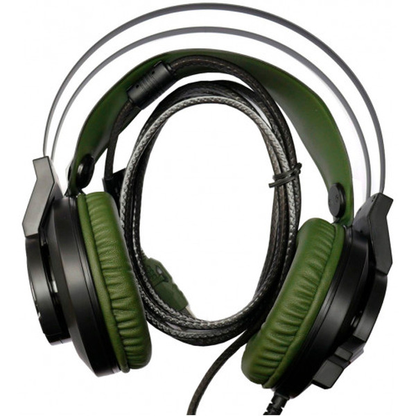 Гарнитура A4TECH BLOODY J450 черный/зеленый