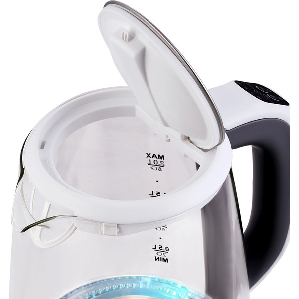 Электрический чайник Hyundai HYK-G8880 (серый/серебристый)