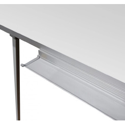 Флипчарт Silwerhof Daily лак 70x100см на треноге белый лоток для аксессуаров