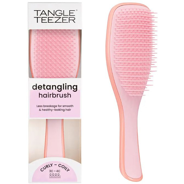 Расческа Tangle Teezer The Ultimate Detangler Naturally Curly Mango Pink 2389
