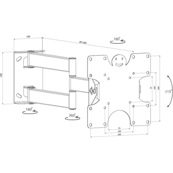 Кронштейн KSL WM227T