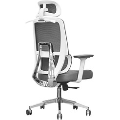 Кресло офисное SITUP CARBON WHITE chrome (сетка Grey/ Grey)