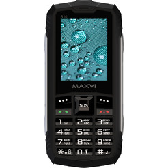 Мобильный телефон Maxvi R10 + ЗУ WC-112 (черный)