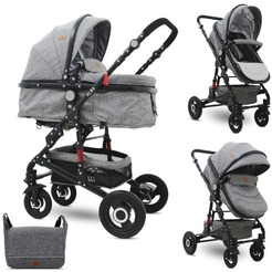 Коляска LORELLI Alba Dark Grey