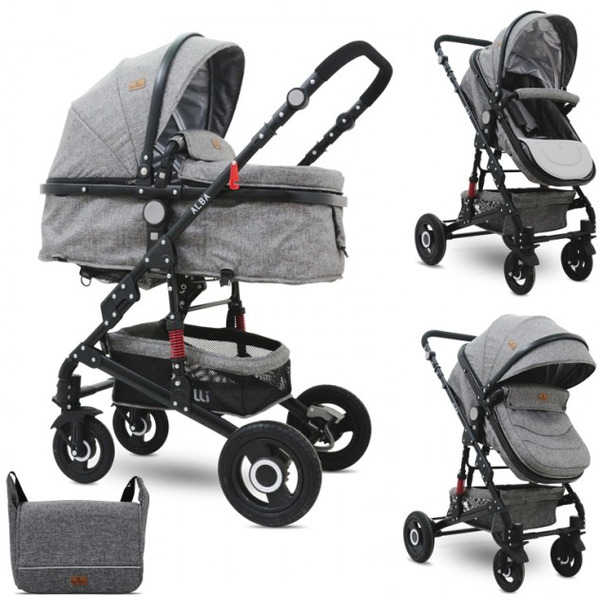 Коляска LORELLI Alba Dark Grey
