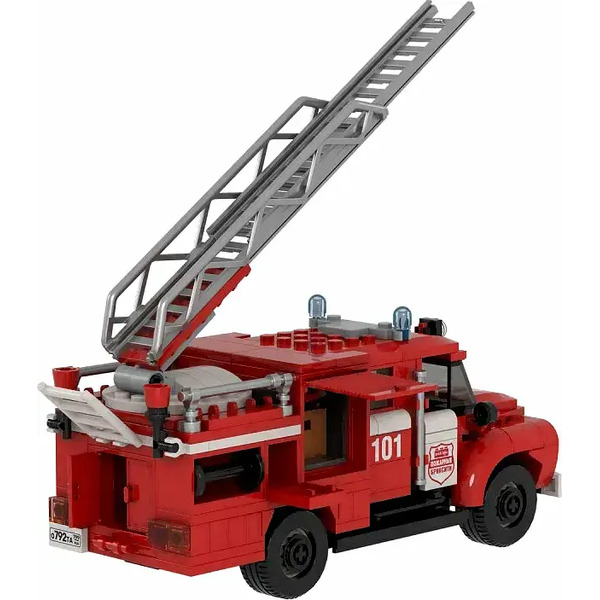 Конструктор Brick Labs Пожар в кафе Шаурма на Бриковой AB-1316