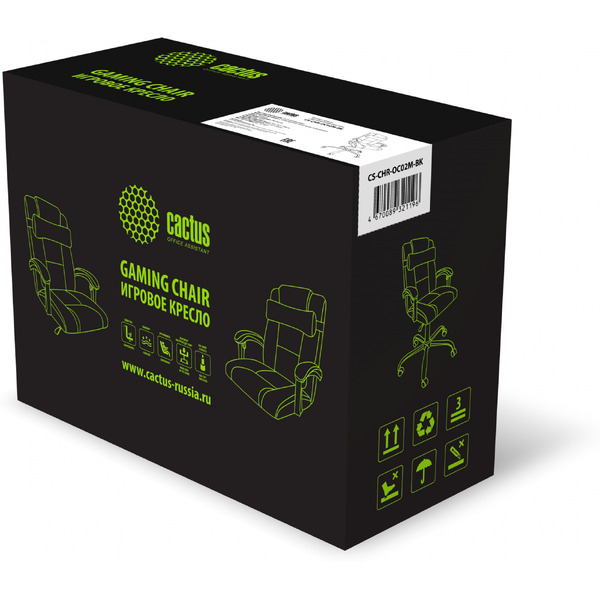 Офисное кресло CACTUS CS-CHR-OC02M-BK (черный)