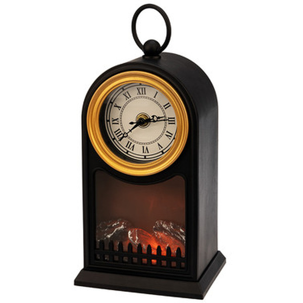 Светодиодный камин NEON-NIGHT Старинные часы с эффектом живого огня 511-020