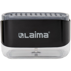 Диспенсер дозатор DUET+ для мыла и моющего средства + губка LAIMA HOME 700046
