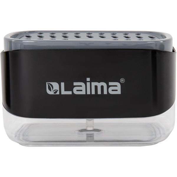 Диспенсер дозатор DUET+ для мыла и моющего средства + губка LAIMA HOME 700046