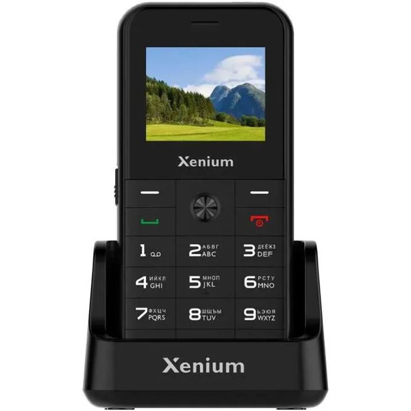 Кнопочный телефон Xenium X718 (черный)