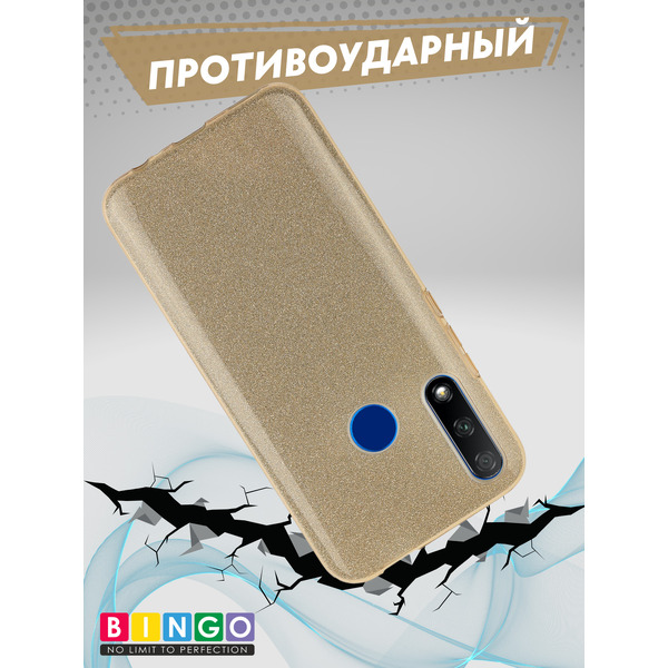 Бампер BINGO Shine для HUAWEI Honor 9X (золотистый)