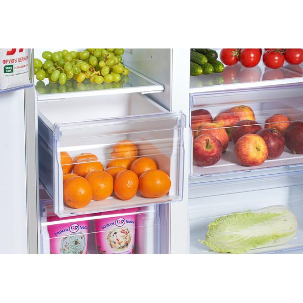 Холодильник Hyundai CS5003F (черная сталь)