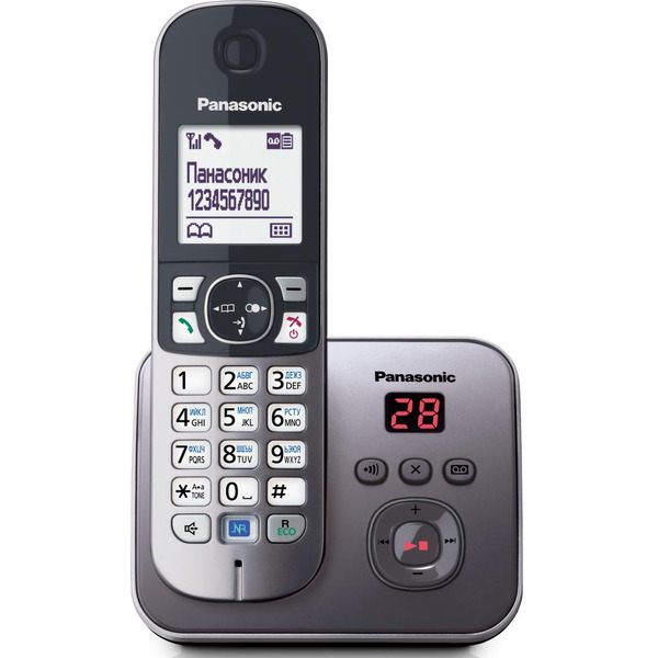 Телефон стандарта dect PANASONIC KX-TG6821RUM
