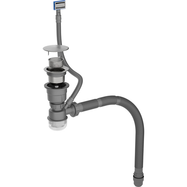 Кухонная мойка Roxen Uno 560210-54-V сатин/текстурная (с ролл-матом и дозатором)