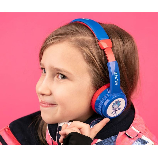 Детские складные наушники/гарнитура FixiTone Air (синий)