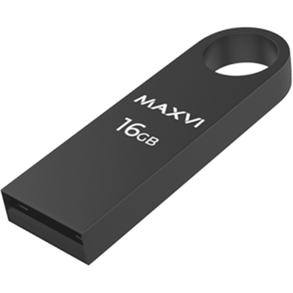 USB флеш Maxvi MK 16GB FD16GBUSB20C10MK (темно-серый)