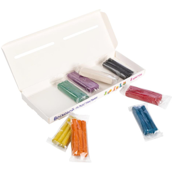 Пластилин для детской лепки "Восковой пластилин" GENIO KIDS-ART DMR8