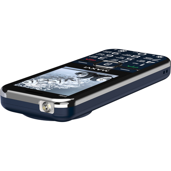 Мобильный телефон Maxvi P18i +ЗУ WC-114 (синий)