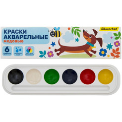 Краски акварельные Silwerhof Веселые друзья 961139-06