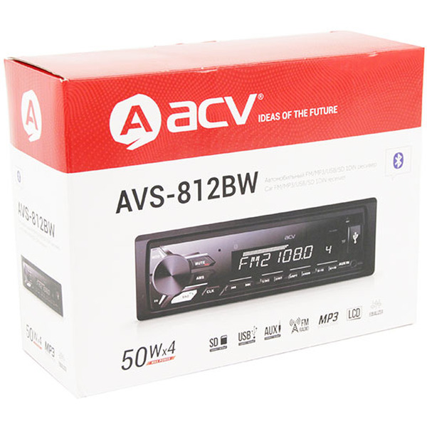 USB-магнитола ACV AVS-812BW