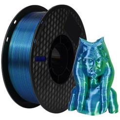 Пластик Kingroon PLA Dual Silk 1.75мм NSC012 (1кг, Blue/Green)