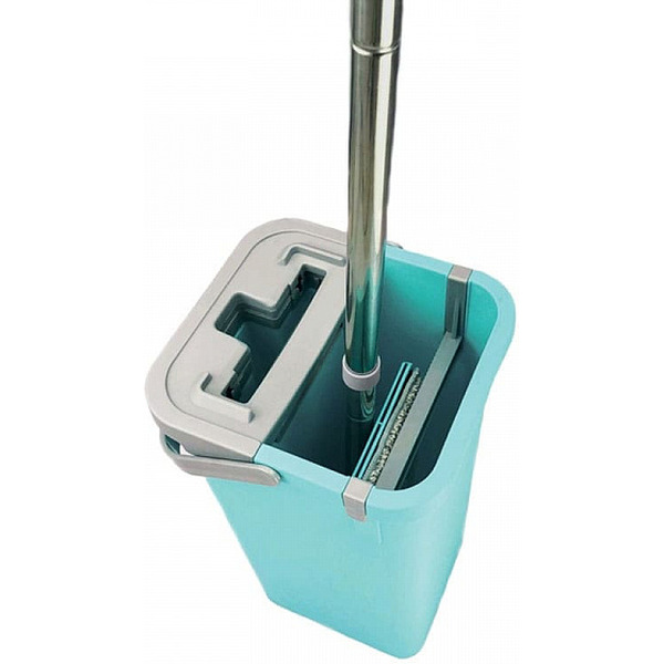 Швабра + ведро с механизмом вертикального отжима HAUSMANN HM-JN-106