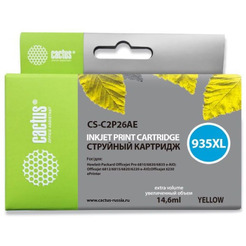 Картридж струйный Cactus CS-C2P26AE №935XL (желтый)