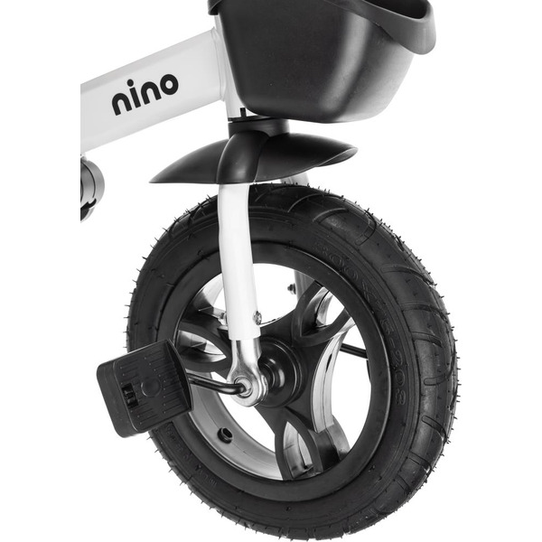 Трехколесный велосипед с ручкой NINO 6688 (серый)