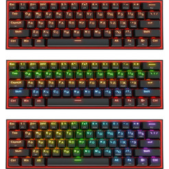 Клавиатура Redragon Fizz Pro 70666 (черный/красный)