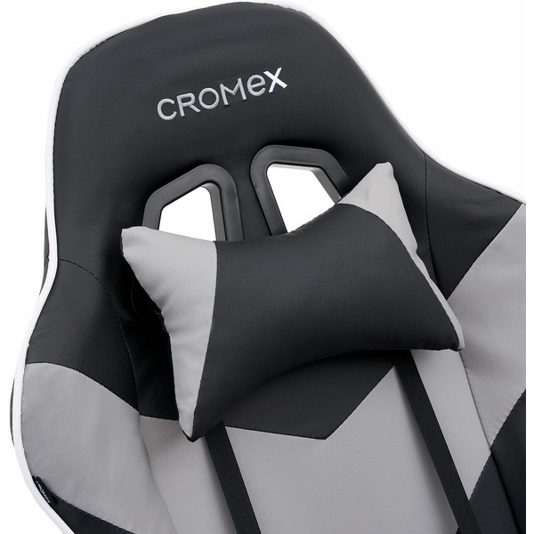 Кресло компьютерное CROMEX Wave GM-145 (532956) черный/серый