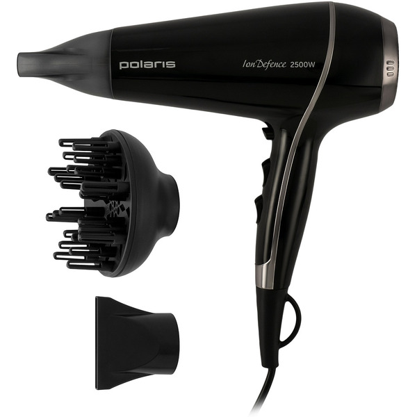 Фен Polaris PHD 2503TDi (черный)