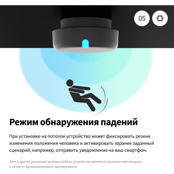 Датчик движения Aqara FP2 (PS-S02RU) белый