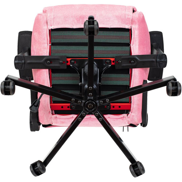 Кресло игровое Knight N1 Fabric Velvet 36 (1626365) розовый