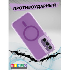 Бампер BINGO Model Magnetic для SAMSUNG S24 FE фиолетовый