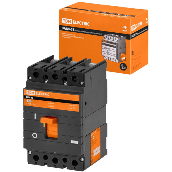 Выключатель автоматический TDM Electric ВА88-35 3Р 250А 35кА SQ0707-0017