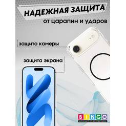 Чехол-накладка Bingo Thin Circle для Apple iPhone 17 Air (черный)