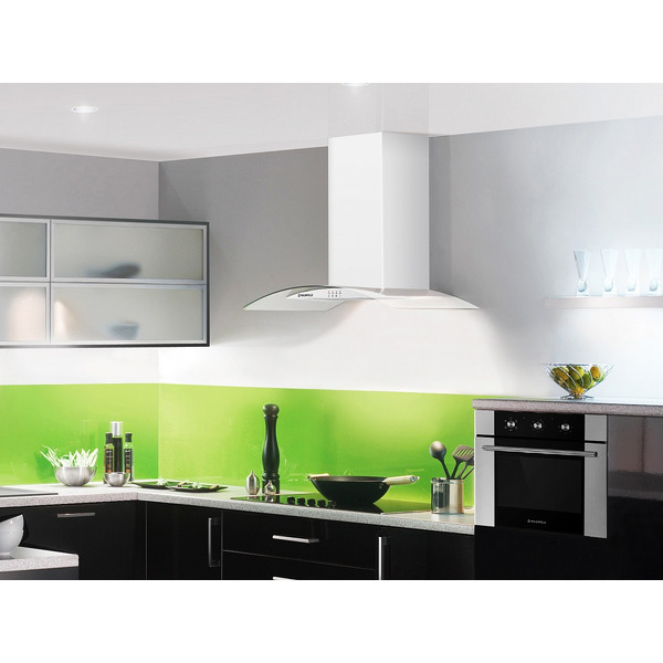 ВЫТЯЖКА MAUNFELD ANCONA PLUS 90 БЕЛЫЙ/ПРОЗРАЧНОЕ стекло