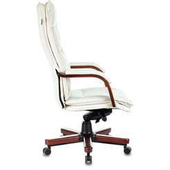 Кресло Бюрократ T-9927WALNUT (слоновая кость)