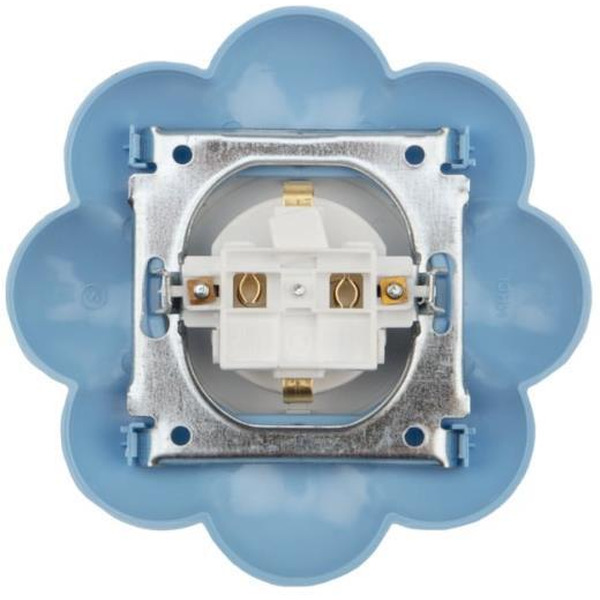 Розетка одноместная KRANZ HAPPY Цветок KR-78-0628