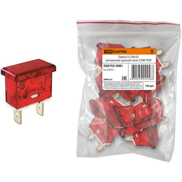 Лампа сигнальная TDM YL238-02 SQ0702-0081