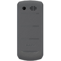 Мобильный телефон Maxvi P33 + ЗУ WC-112 (серый)