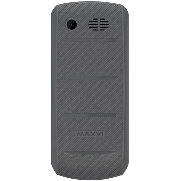 Мобильный телефон Maxvi P33 + ЗУ WC-112 (серый)