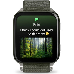 Умные часы Garmin Venu X1 (титановый/зеленый)