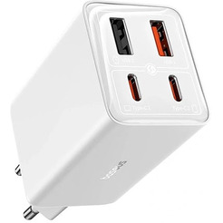 Сетевое зарядное устройство Baseus GaN6 Pro Fast Charger 2C + 2U 100W P10162705212-00 (белый)