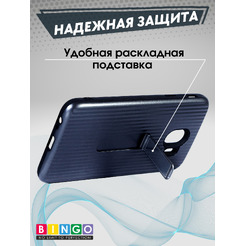 Чехол-накладка Bingo STRIPS TPU SAMSUNG Galaxy J4 2018 (J400) Черный