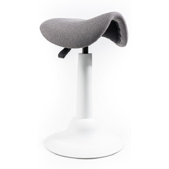 Стул для активного сидения Chair meister Saddle (пластик белый,ткань серая)